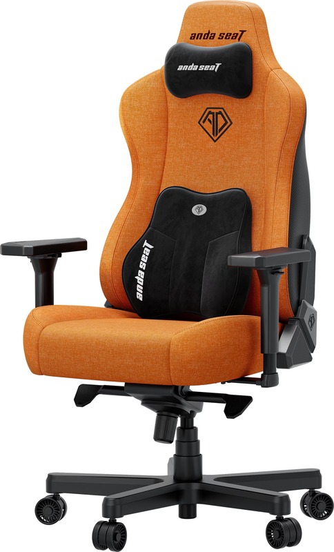 Геймерское кресло Anda Seat Kaiser 3E XL Orange Fabric (AD23YC-XL-09-O-CF-O01) - фото 1