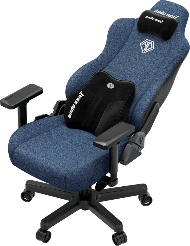 Геймерское кресло Anda Seat Kaiser 3E XL Dark Blue Fabric (AD23YC-XL-09-S-CF-S01) - фото 4
