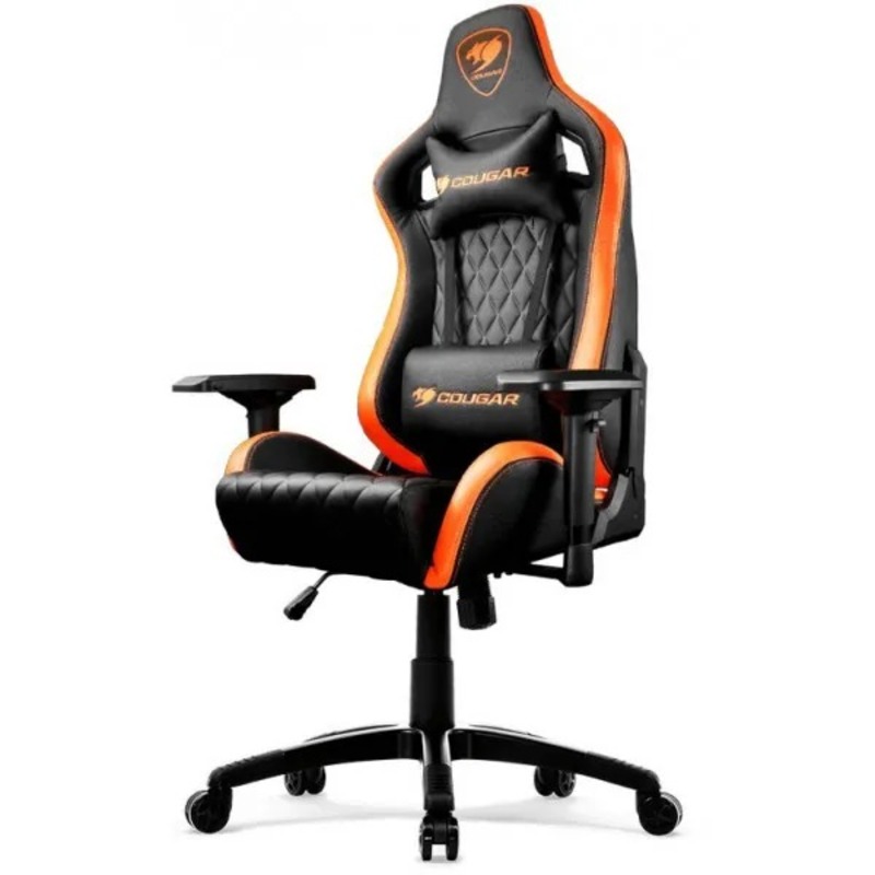 Геймерское кресло Cougar Armor S black/orange - фото 1