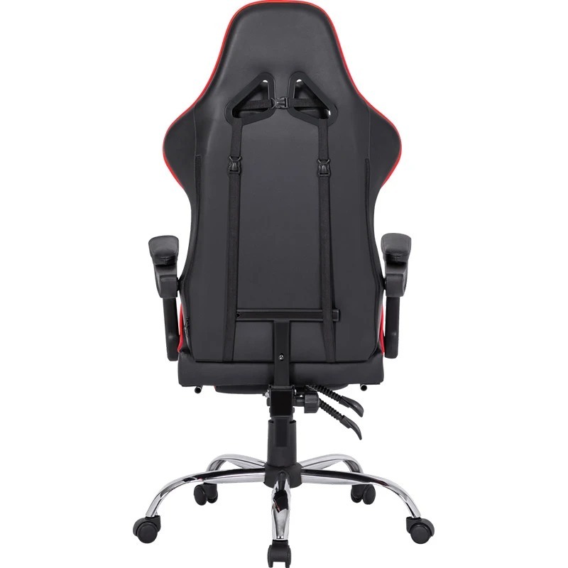 Геймерське крісло Defender Pilot Black/Red (64354) - фото 4