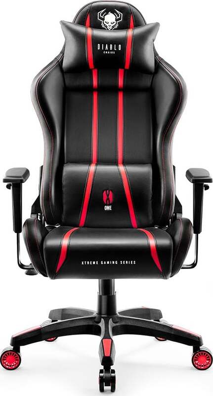 Геймерське крісло Diablo Chairs X-One 2.0 Normal Size Black-Red Europe