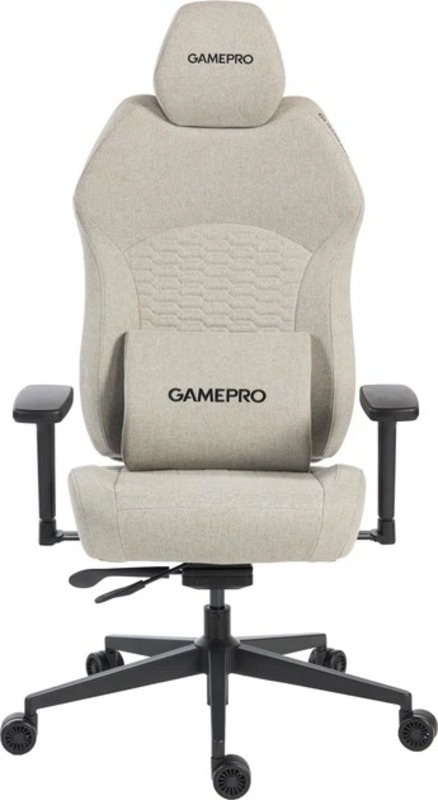 Геймерское кресло GamePro GC760LG Fabric Light Gray