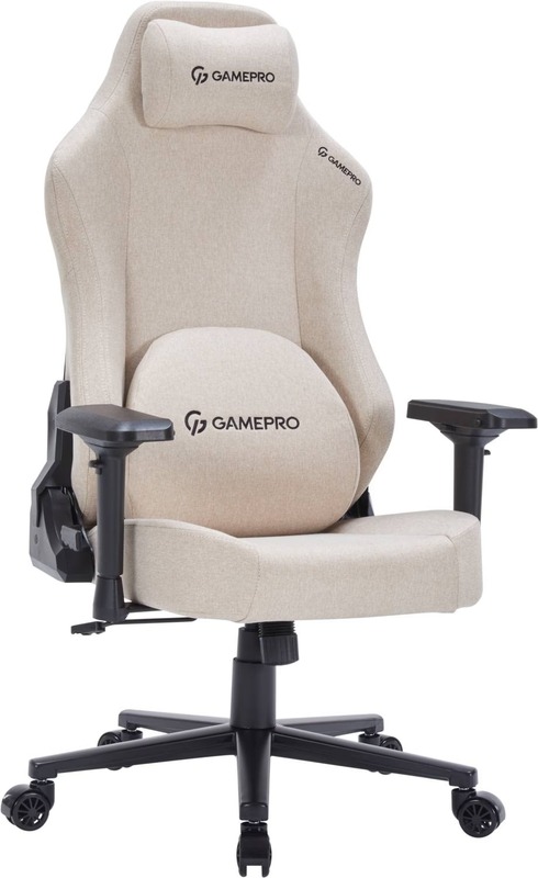 Крісло для геймерів GamePro FGC750G Size L Fabric Beige (FGC750G)