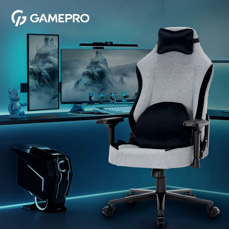 Геймерское кресло GamePro GC715DG - фото 4 Геймерское кресло GamePro GC715DG - фото 4