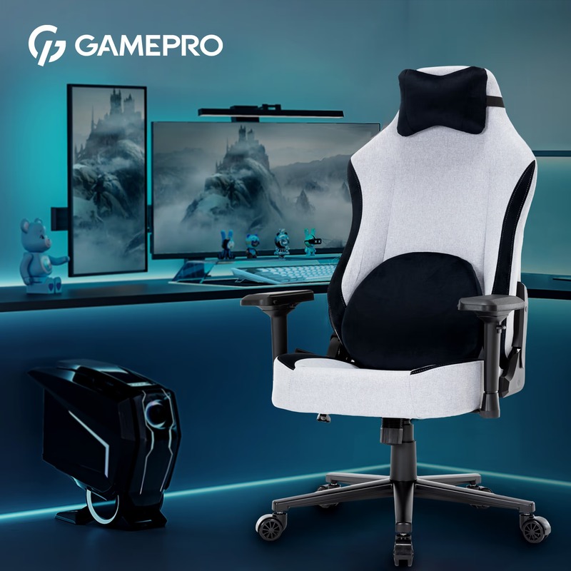 Геймерское кресло GamePro GC715LG - фото 4