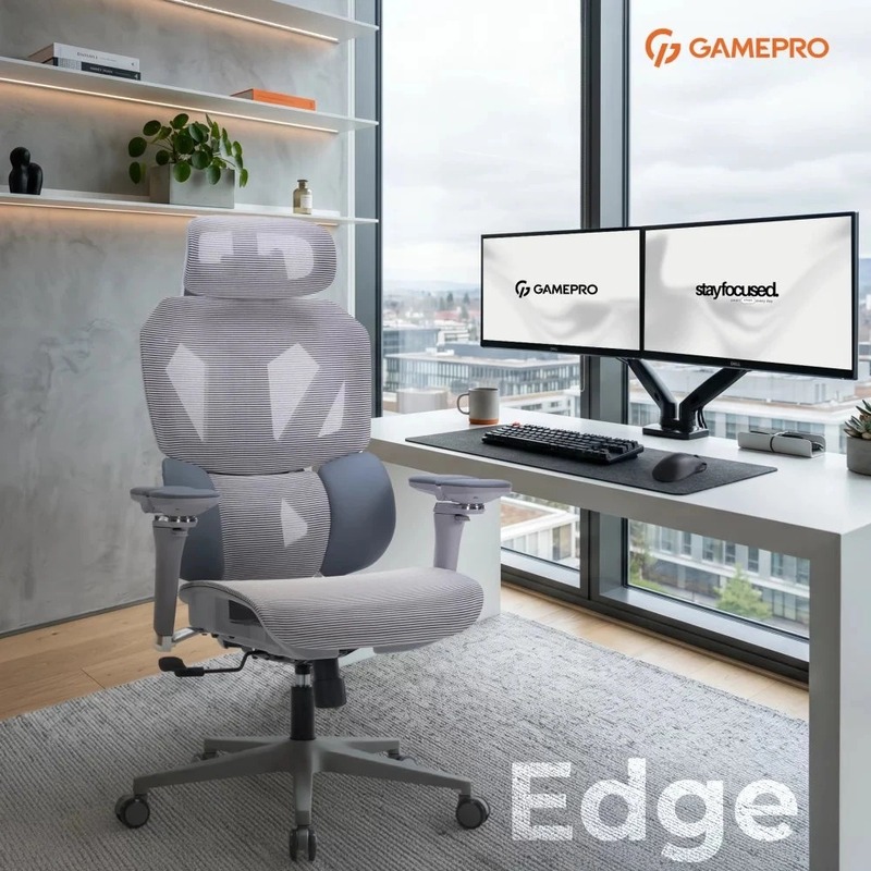 Геймерське крісло GamePro EDGE GC820MG Grey - фото 4