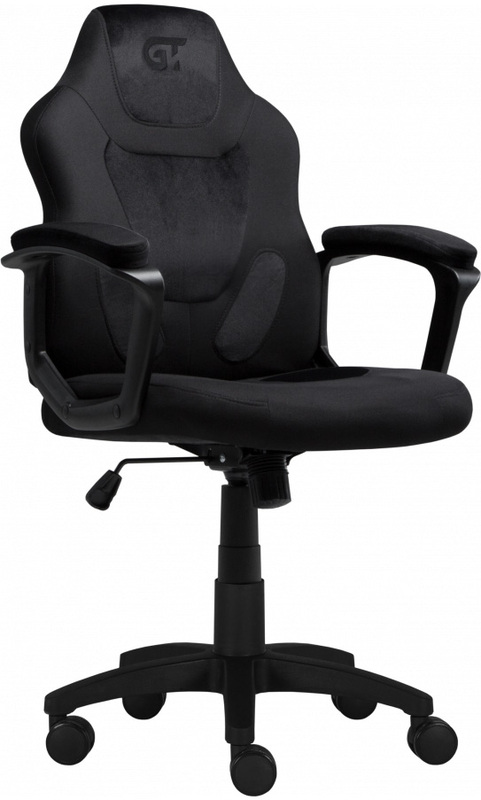 Геймерське дитяче крісло GT Racer X-1414 Fabric Black/Black Suede (Kids) - фото 1
