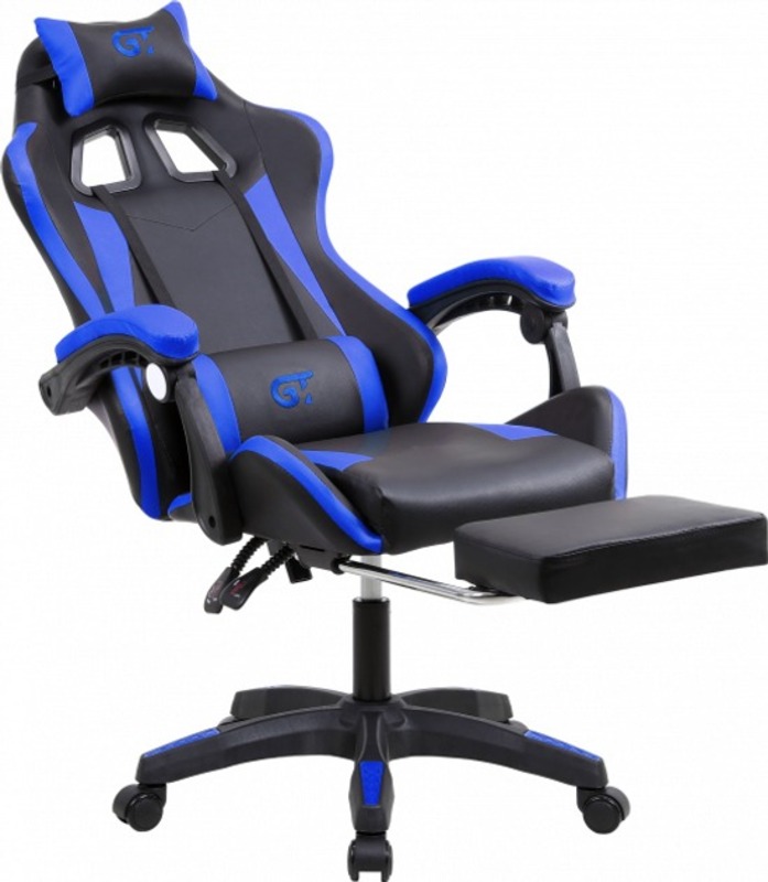 Геймерське крісло GT Racer X-2323 Black/Blue - фото 3
