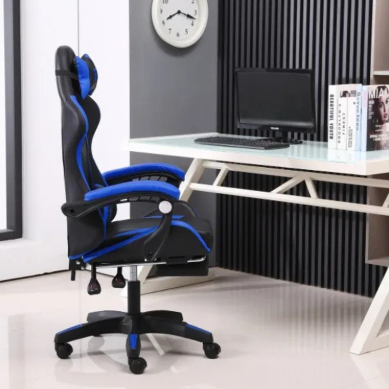 Геймерське крісло GT Racer X-2323 Black/Blue - фото 4