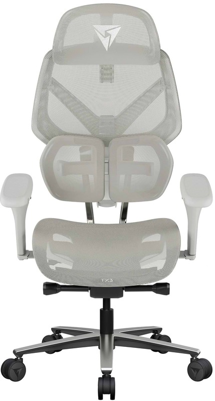 Геймерське крісло TX3 Flex Pro Mesh Light Grey (TEGC-3076104.42) - фото 1