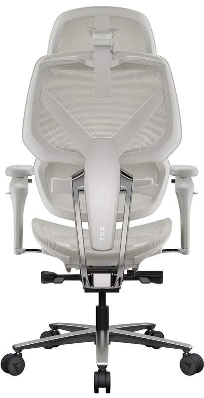 Геймерське крісло TX3 Flex Pro Mesh Light Grey (TEGC-3076104.42) - фото 3