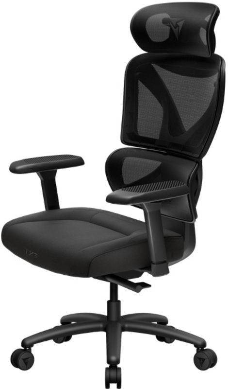 Геймерське крісло TX3 XTC Cushion Comfy Black (TEGC-3092101.11) - фото 1