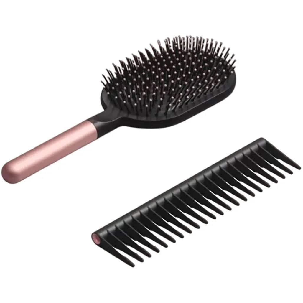 Набір гребінців Dyson-designed Paddle brush and Detangling comb Rose/Black (965003-05) - фото 1 Набір гребінців Dyson-designed Paddle brush and Detangling comb Rose/Black (965003-05) - фото 1