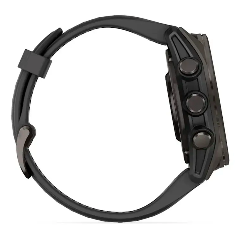 Смарт-годинник Garmin Fenix 8 43mm AMOLED Sapphire Carbon Gray DLC Titanium with Black Silicone (010-02903-28) - фото 2 Смарт-годинник Garmin Fenix 8 43mm AMOLED Sapphire Carbon Gray DLC Titanium with Black Silicone (010-02903-28) - фото 2