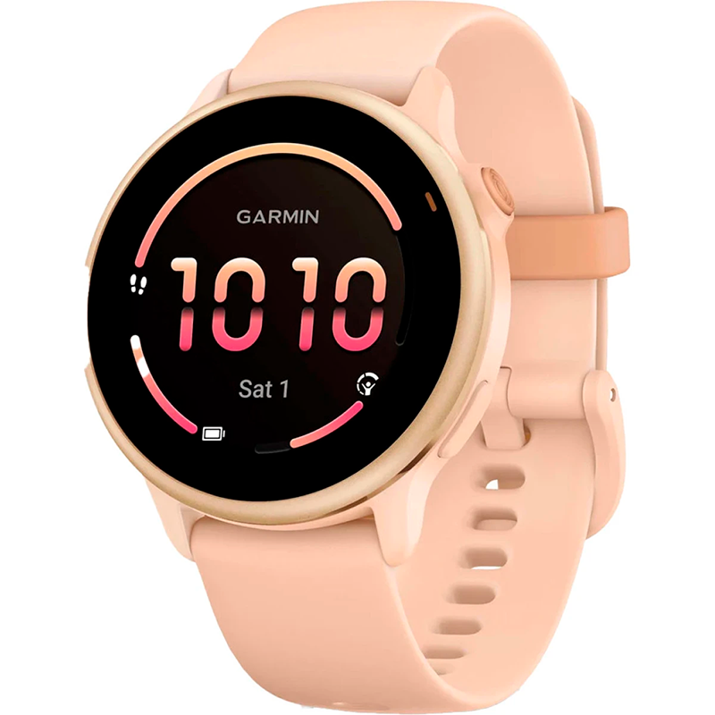 Смарт-часы Garmin Vivoactive 6 Metallic Pink Dawn with Pink Dawn Band (010-02985-03/43)