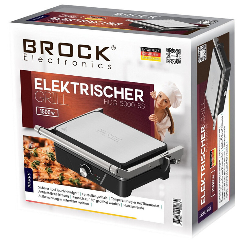 Гриль BROCK HCG 5000 SS Europe - фото 4
