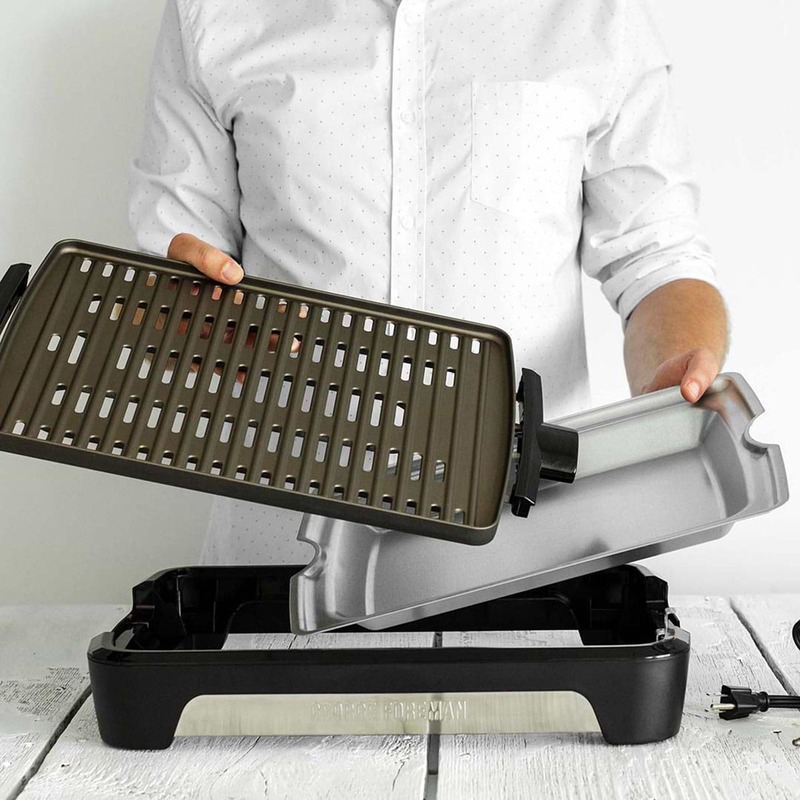 Електрогриль George Foreman Smokeless BBQ Grill 25850-56 Europe - фото 2 Електрогриль George Foreman Smokeless BBQ Grill 25850-56 Europe - фото 2