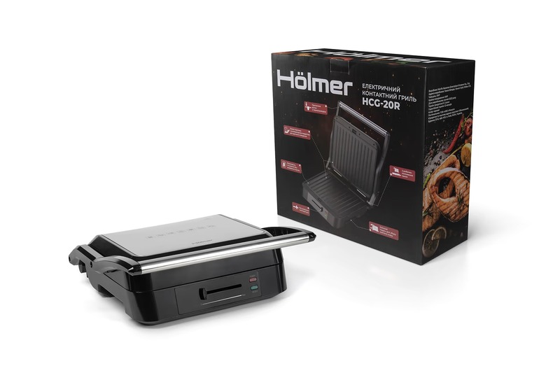 Гриль Holmer HCG-20R Europe - фото 4