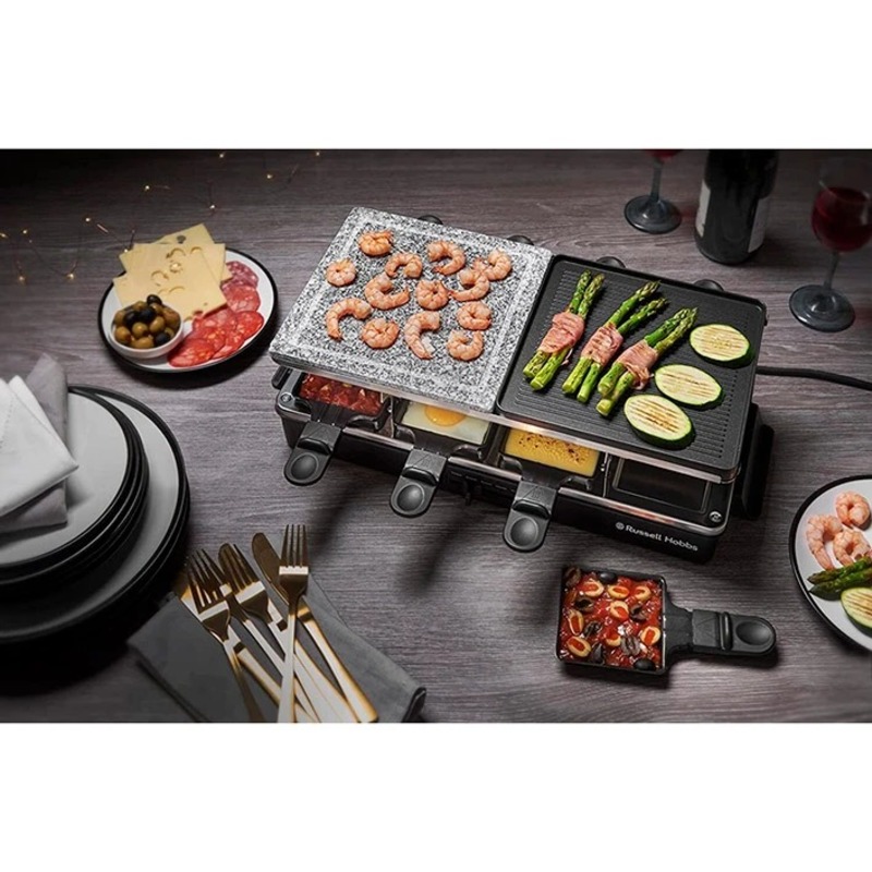 Гриль Russell Hobbs Multi Raclette 3 in 1 (26280-56) Europe - фото 2 Гриль Russell Hobbs Multi Raclette 3 in 1 (26280-56) Europe - фото 2