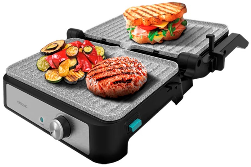 Гриль Cecotec Rock'nGrill 1500 Take & Clean Stone (CCTC-02994) - фото 1