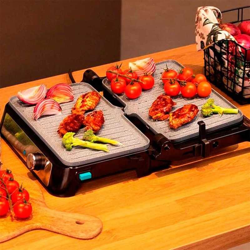 Гриль Cecotec Rock'nGrill 1500 Take & Clean Stone (CCTC-02994) - фото 3