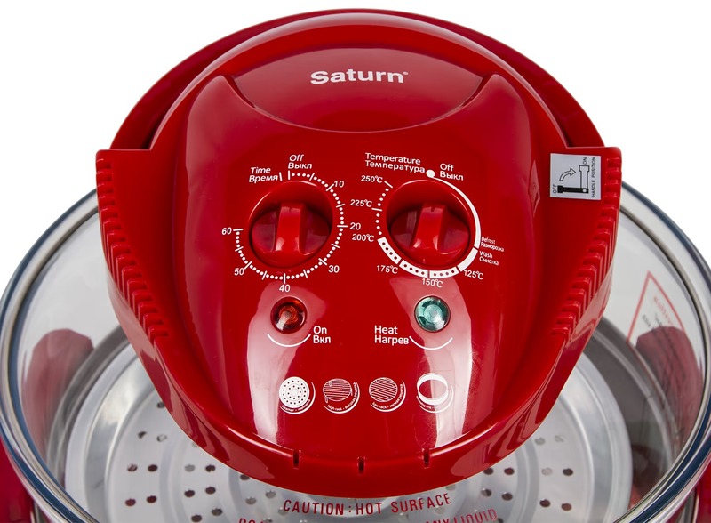 Аерогриль Saturn ST-CO9151 Red New - фото 2 Аерогриль Saturn ST-CO9151 Red New - фото 2