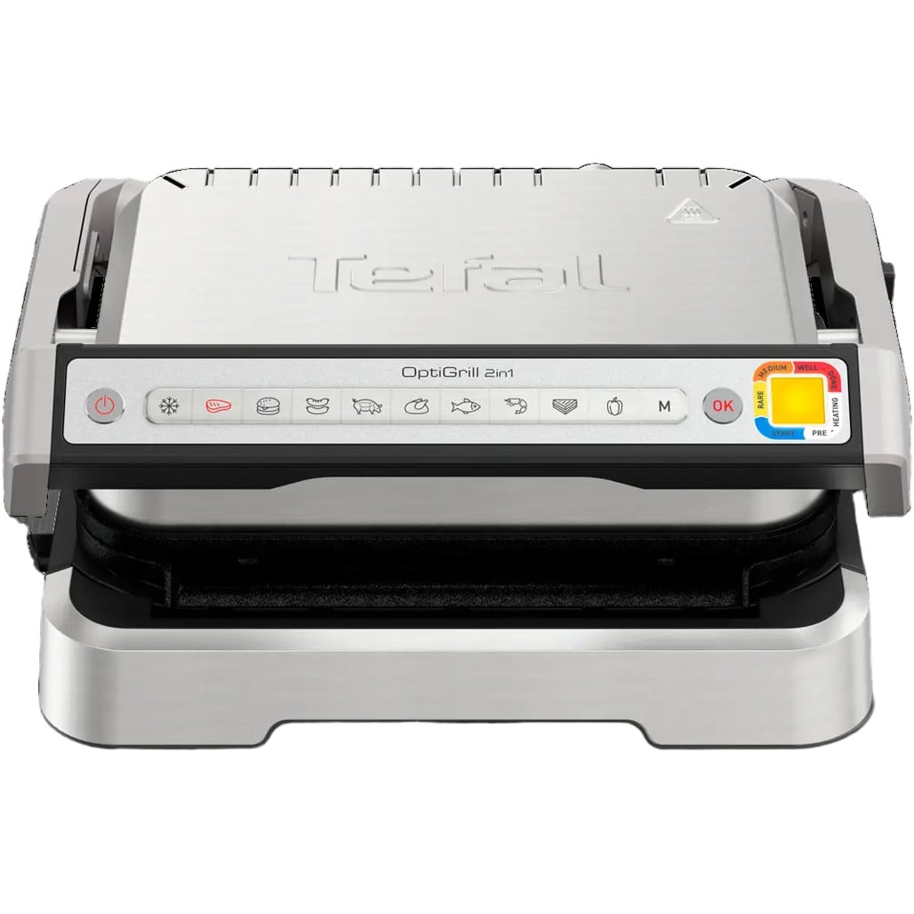 Електрогриль притискний Tefal OptiGrill 2in1 GC773D30 - фото 1 Електрогриль притискний Tefal OptiGrill 2in1 GC773D30 - фото 1