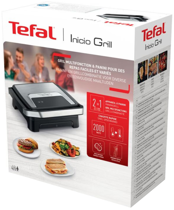 Гриль Tefal Inicio Classic GC271D10 Europe - фото 3 Гриль Tefal Inicio Classic GC271D10 Europe - фото 3