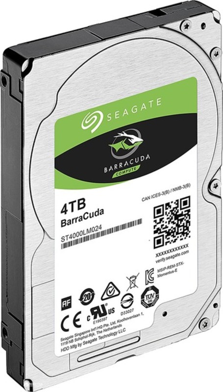 Накопитель HDD 2.5" SATA 4.0TB Seagate BarraCuda 5400rpm 128MB (ST4000LM024) - фото 2