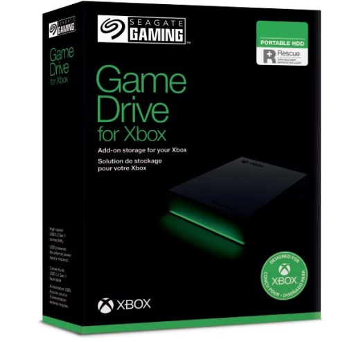 Зовнішній жорсткий диск 2.5" 2TB Game Drive for Xbox Seagate (STKX2000400) - фото 2