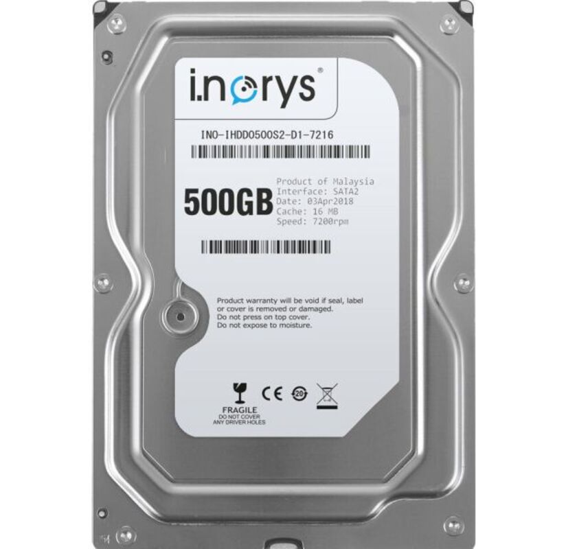 Внутренний накопитель HDD SATA 500GB i.norys 7200rpm 16MB (INO-IHDD0500S2-D1-7216)