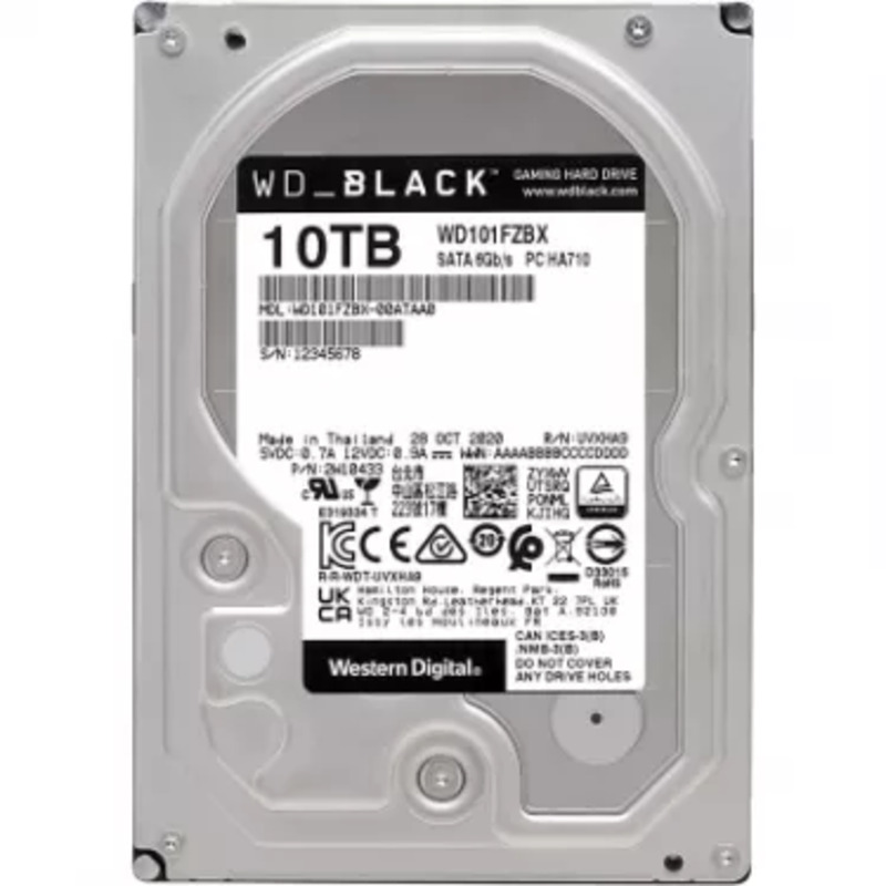 Внутрішній жорсткий диск 3.5" 10TB WD (WD101FZBX) - фото 1 Внутрішній жорсткий диск 3.5" 10TB WD (WD101FZBX) - фото 1