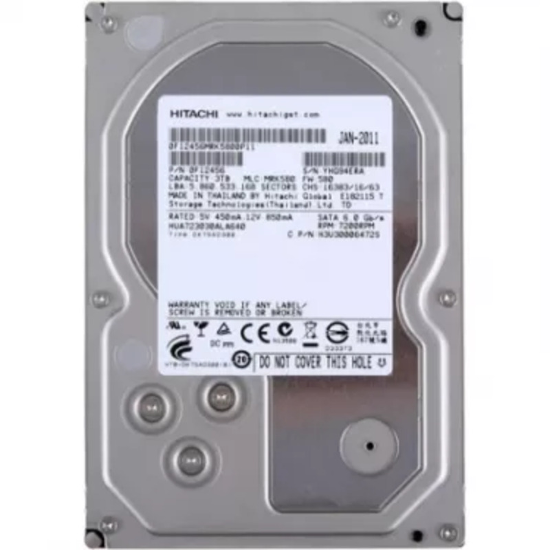 Внутрішній жорсткий диск 3.5" 3TB WDC Hitachi HGST (HUA723030ALA640) REF