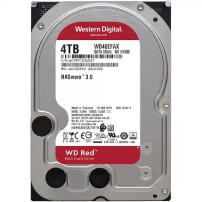 Внутрішній жорсткий диск 3.5" 4TB WD (WD40EFAX)