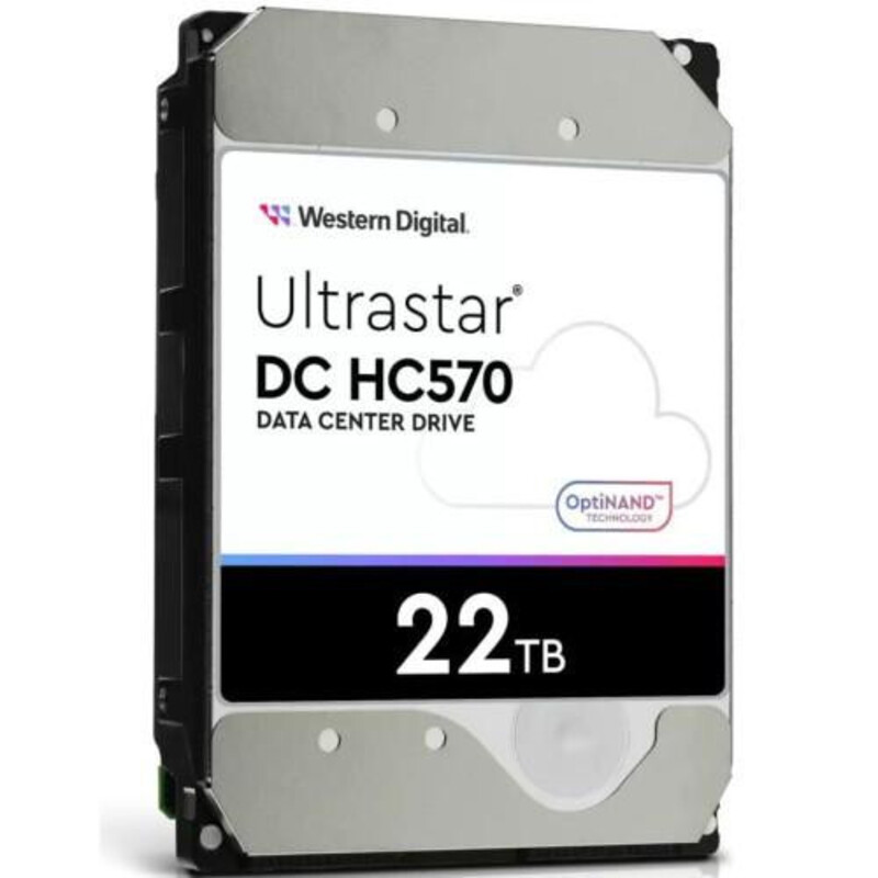 Жесткий диск SATA 22TB 7200RPM 6GB/S 512MB DC HC570 0F48155 WD - фото 1 Жесткий диск SATA 22TB 7200RPM 6GB/S 512MB DC HC570 0F48155 WD - фото 1