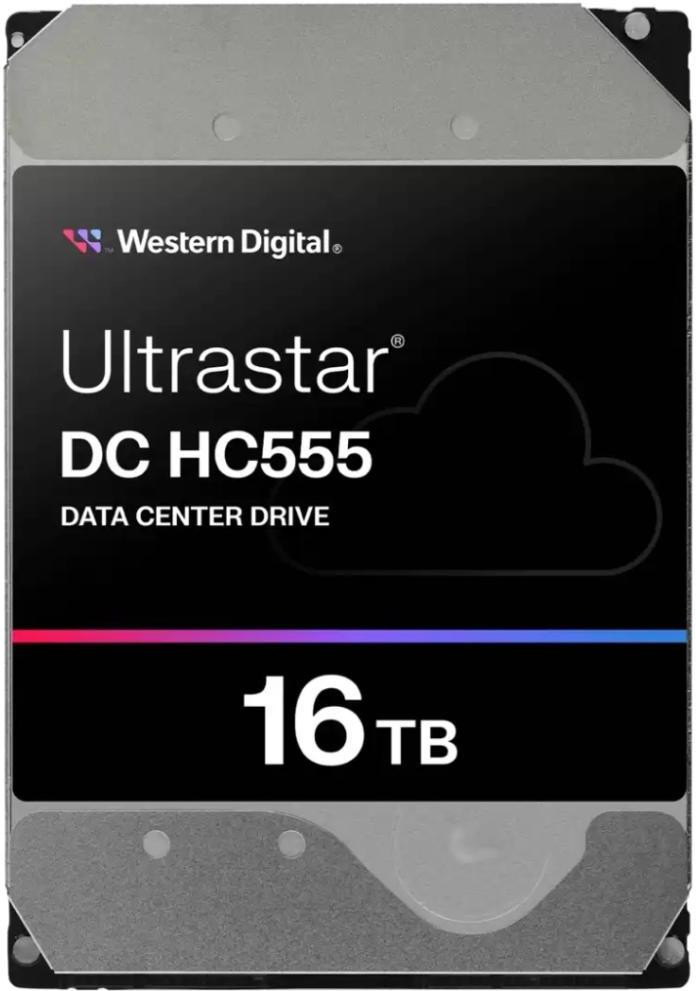 Жесткий диск 3.5" WD Ultrastar DC HC555 16TB SATA/512MB (\WUH722016CLE6L4/0B48722)