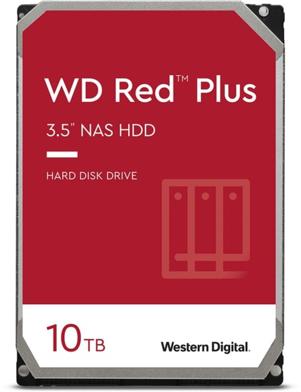 Накопитель HDD SATA 10.0TB WD Red Plus 7200rpm 256MB (WD101EFBX)