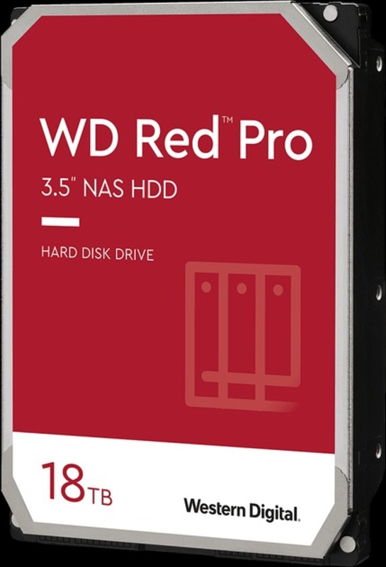 Накопитель HDD SATA 18.0TB WD Red Pro NAS 7200rpm 512MB (WD181KFGX)