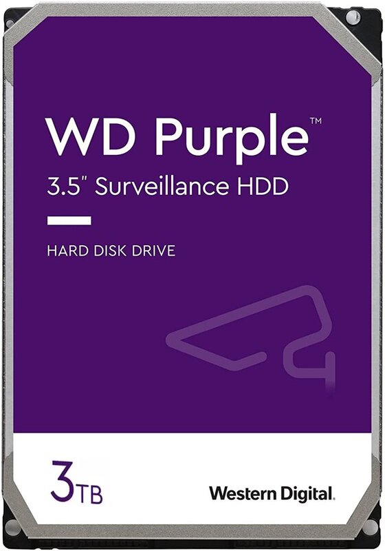 Накопитель HDD SATA 3.0TB WD Purple 5400rpm 256MB (WD33PURZ)