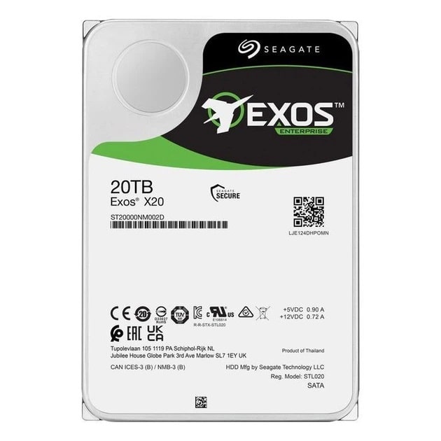 Жорсткий диск Seagate 3.5" 20TB (ST20000NM001E) - фото 1
