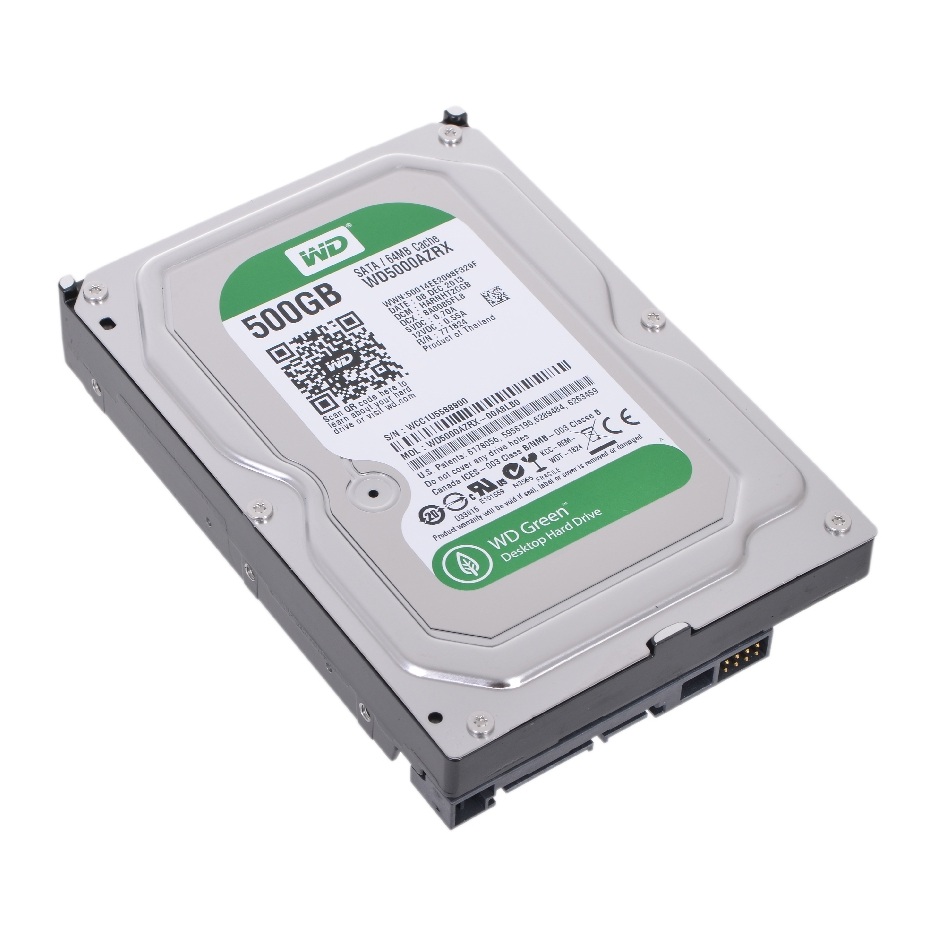 Жорсткий диск WD 3.5" 500Gb (WD5000AZRX) - фото 1