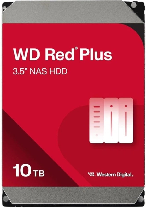 Жесткий диск WD 3.5" 10TB Red Plus (WD100EFGX)