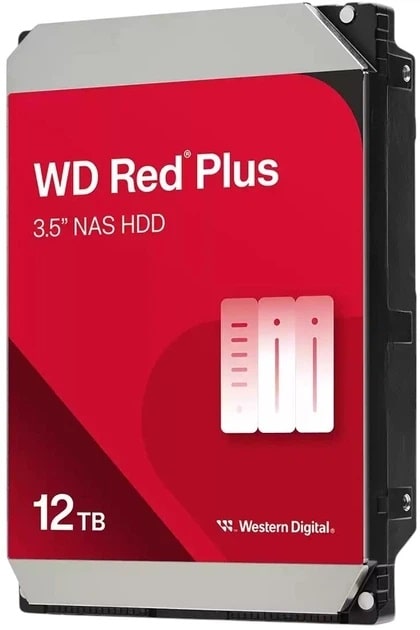 Жорсткий диск WD 3.5" 12TB Red Plus (WD120EFGX) - фото 1 Жорсткий диск WD 3.5" 12TB Red Plus (WD120EFGX) - фото 1