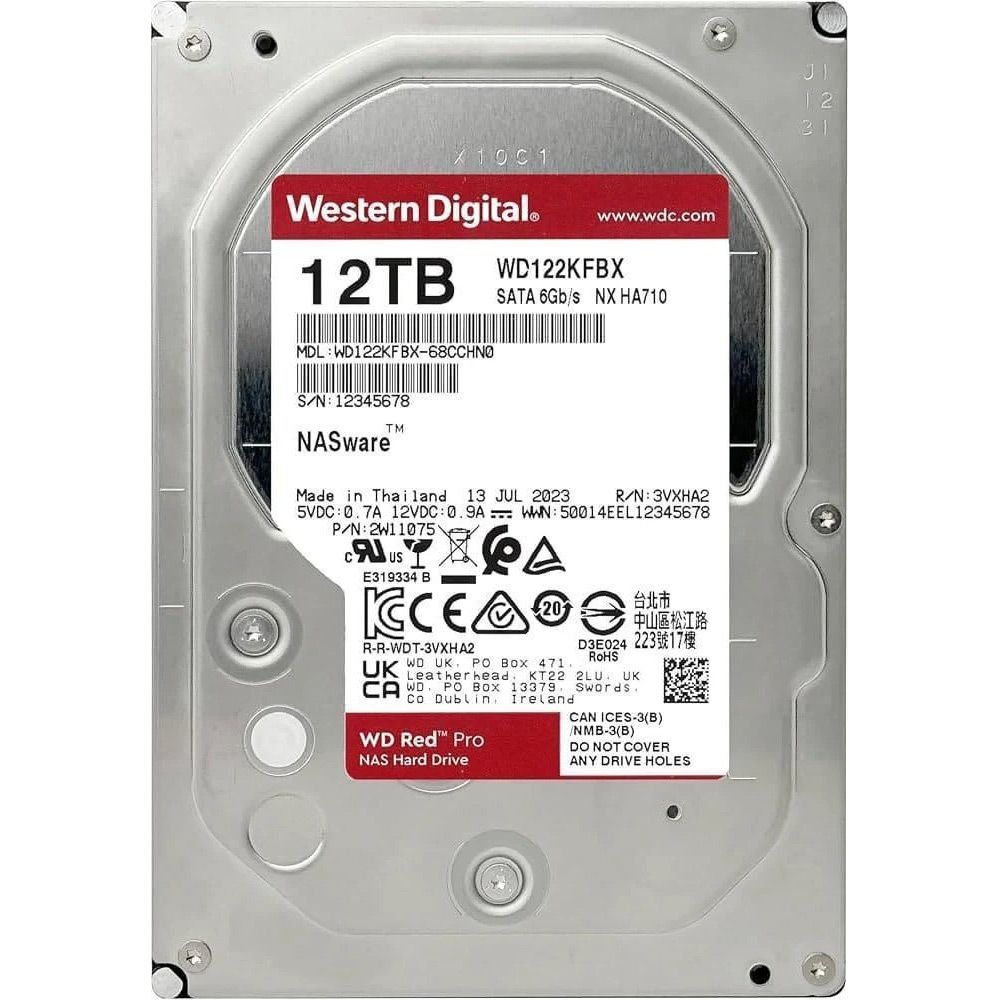 Жесткий диск WD 3.5" 12TB (WD122KFBX) - фото 2