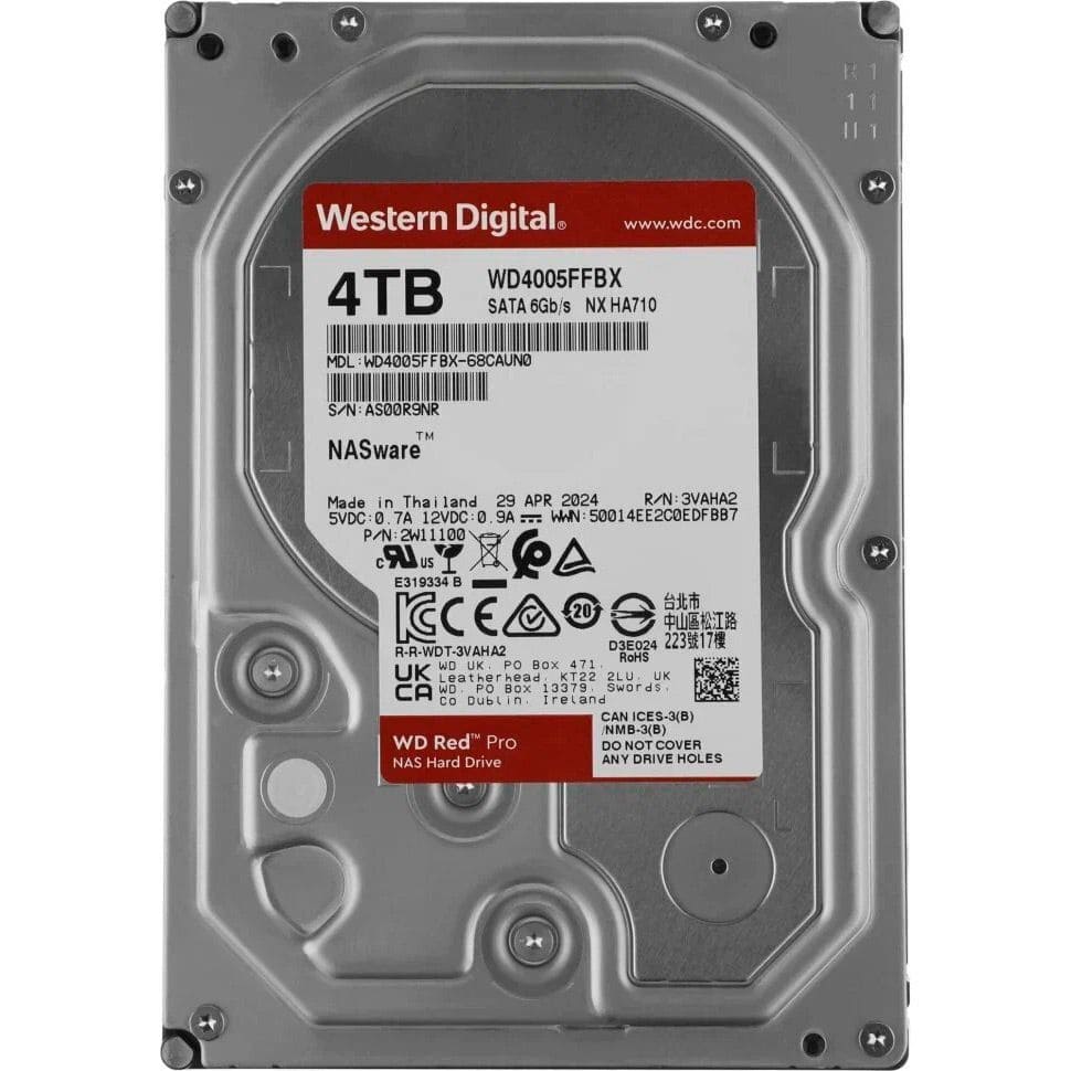 Жесткий диск 3.5" 4TB WD (WD4005FFBX) - фото 1