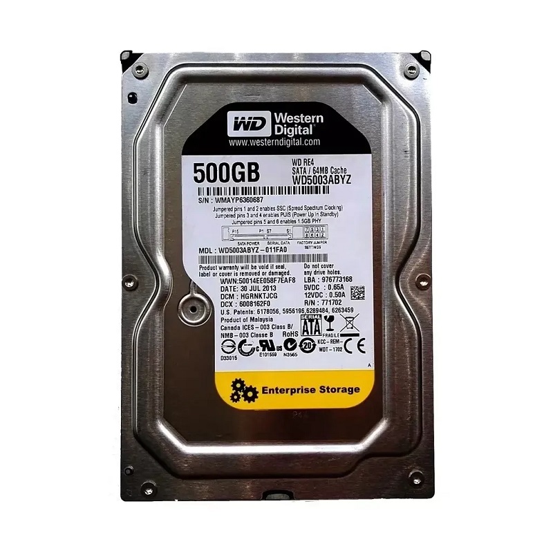 Жесткий диск WD 3.5" 500Gb (WD5000ABYZ)
