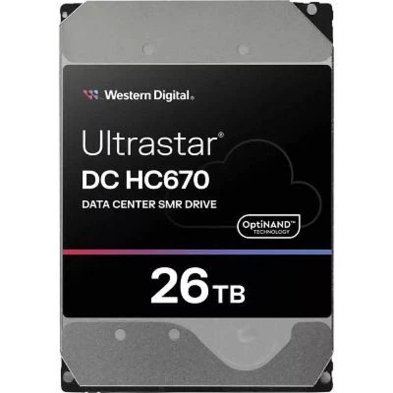 Жорсткий диск WD Ultrastar DC 3.5" 26TB HC670 (0F61452/WSH722626ALN607)