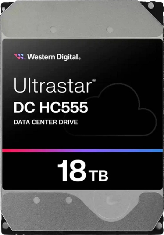 Жорсткий диск WD Ultrastar DC HC555 18 TB 7200RPM 512MB (WUH722018CLE6L4 0B48723)