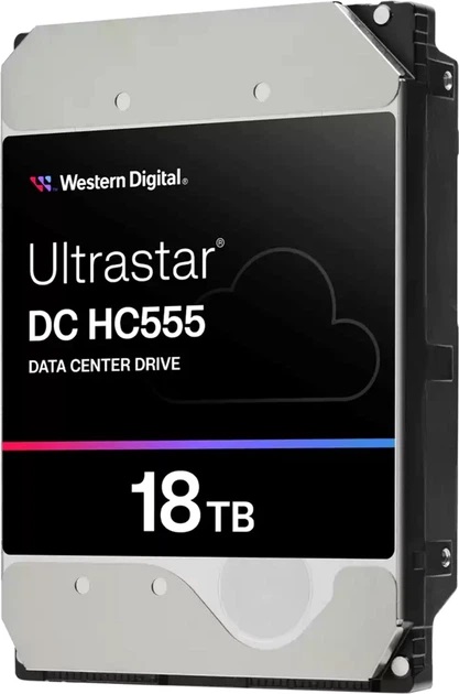 Жорсткий диск WD Ultrastar DC HC555 18 TB 7200RPM 512MB (WUH722018CLE6L4 0B48723) - фото 2