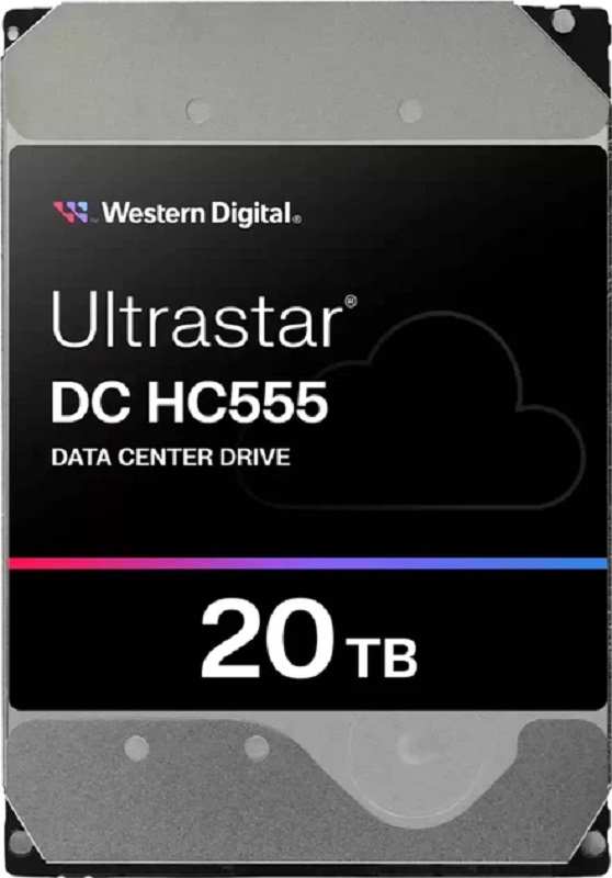 Жорсткий диск WD Ultrastar DC HC555 20 TB 7200RPM 512MB (WUH722020CLE6L4 0B48724)